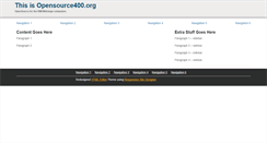 Desktop Screenshot of opensource400.org