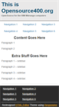 Mobile Screenshot of opensource400.org