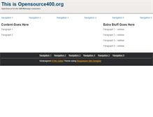 Tablet Screenshot of opensource400.org